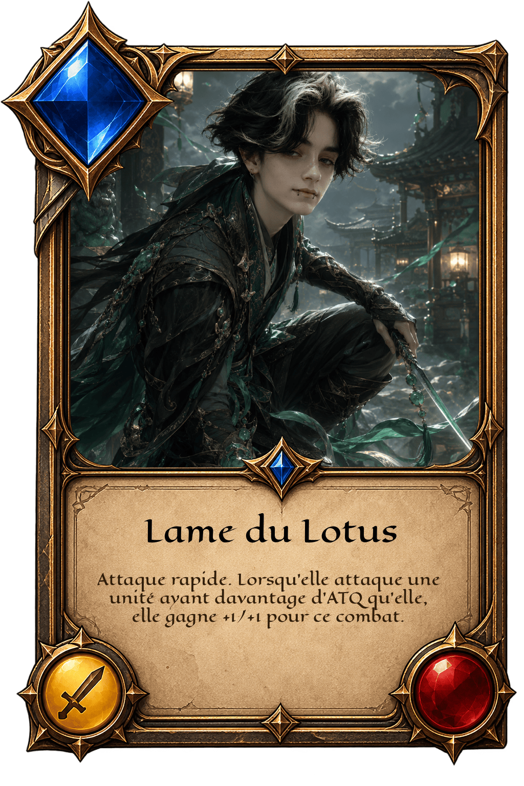 Carte Lame du Lotus