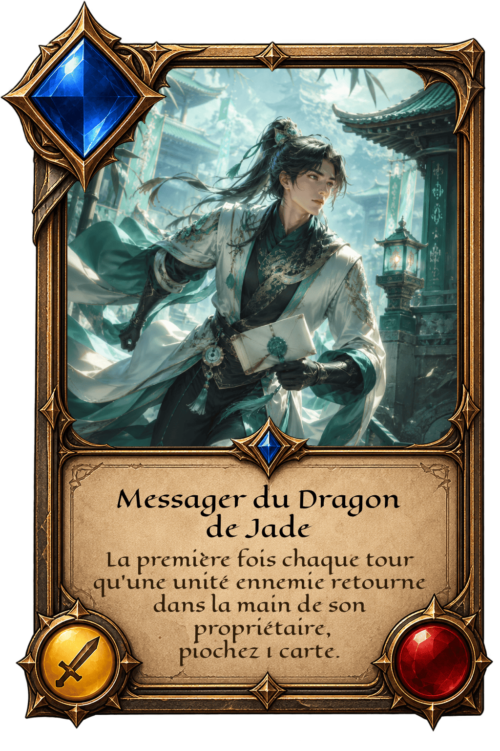 Carte Messager du Dragon de Jade