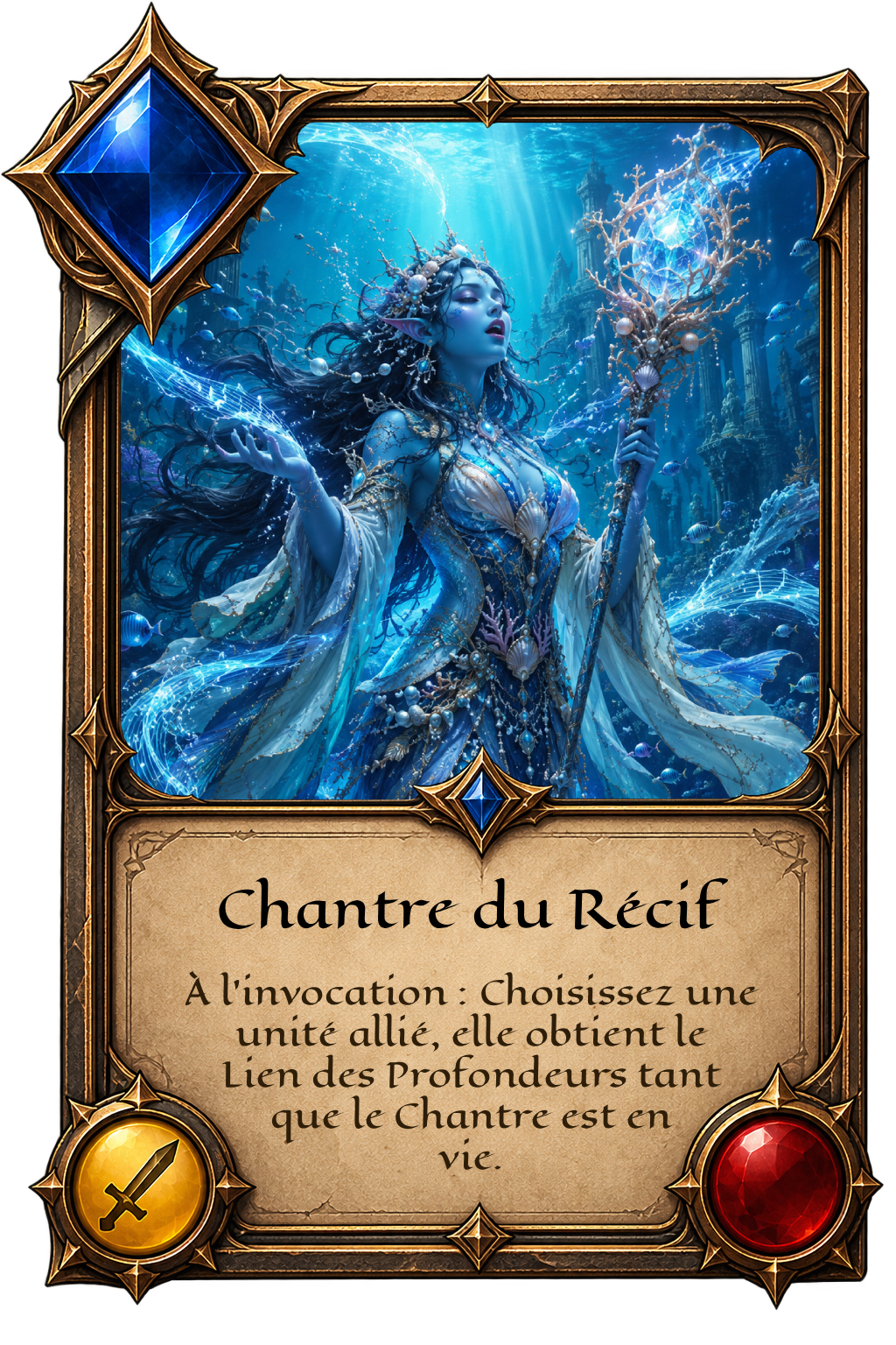 Carte Chantre du Récif