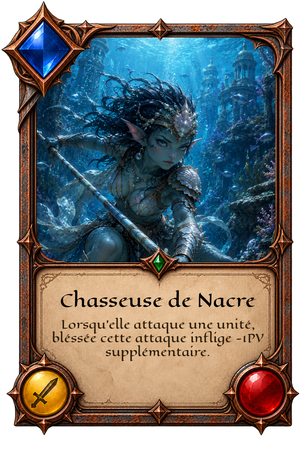 Carte Chasseuse de Nacre