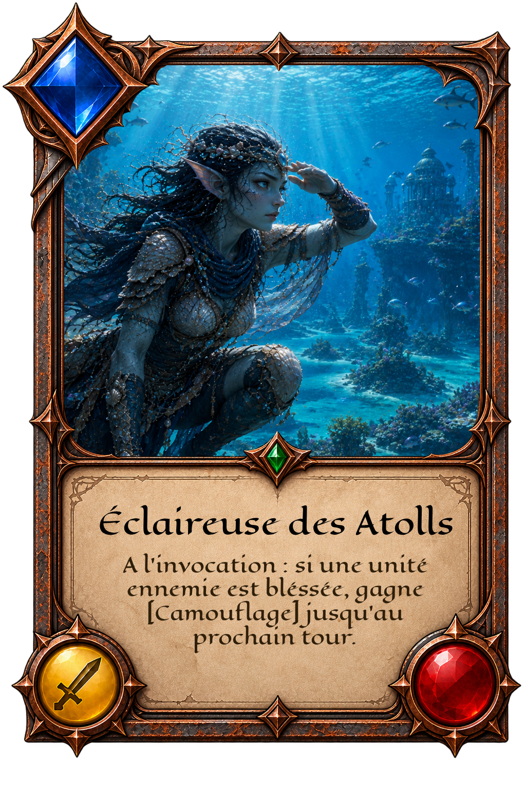 Carte Éclaireuse des Atolls