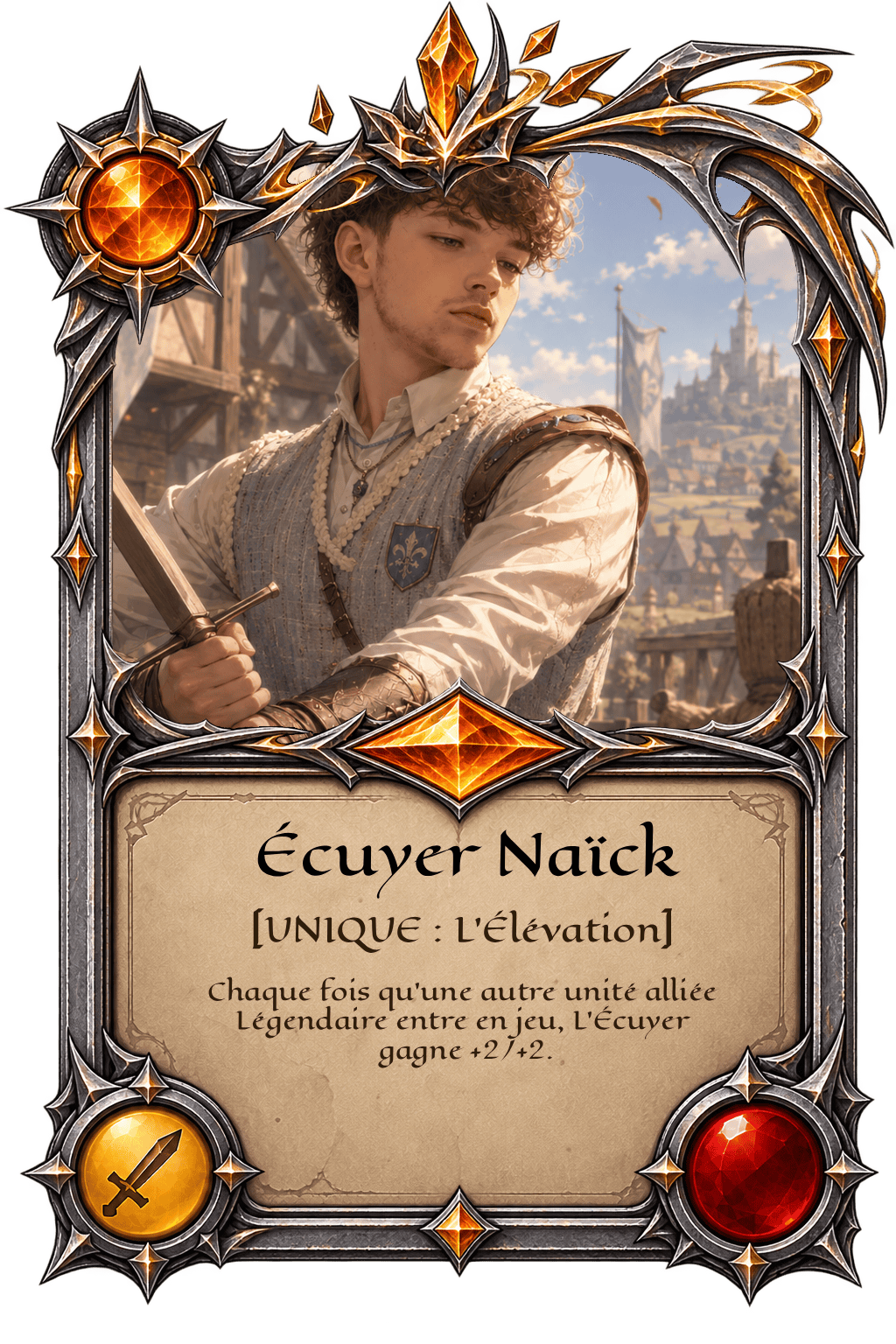 Carte Écuyer Naïck