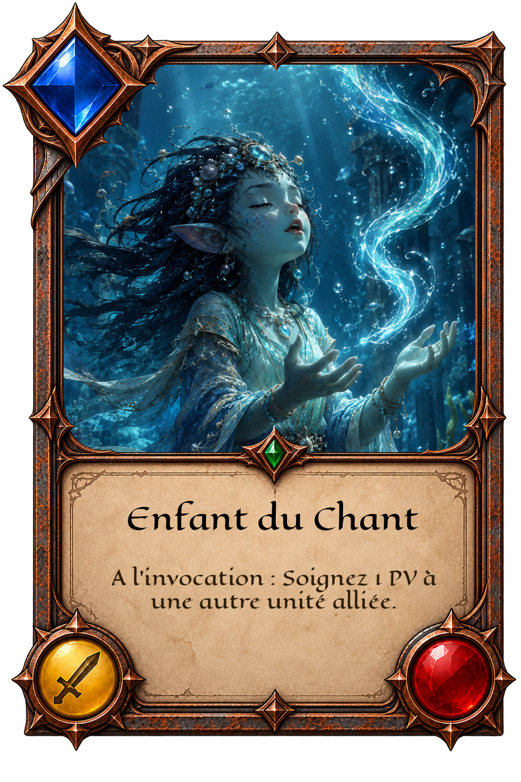 Carte Enfant du Chant