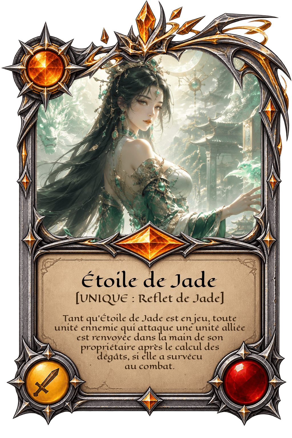 Carte Étoile de Jade