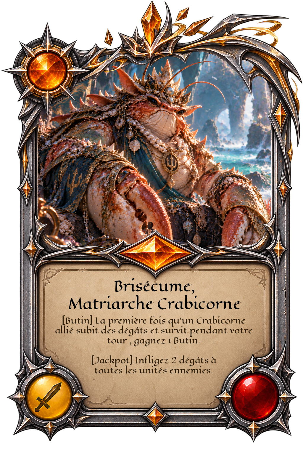 Carte Brisécume, Matriarche Crabicorne