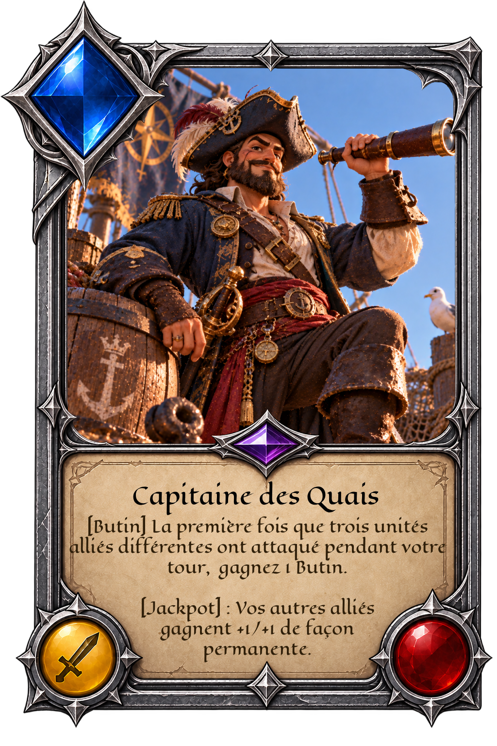 Carte Capitaine des Quais