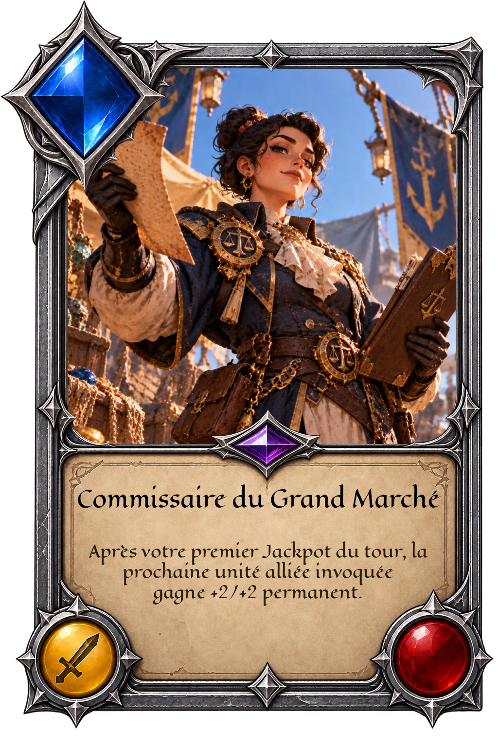 Carte Commissaire du Grand Marché