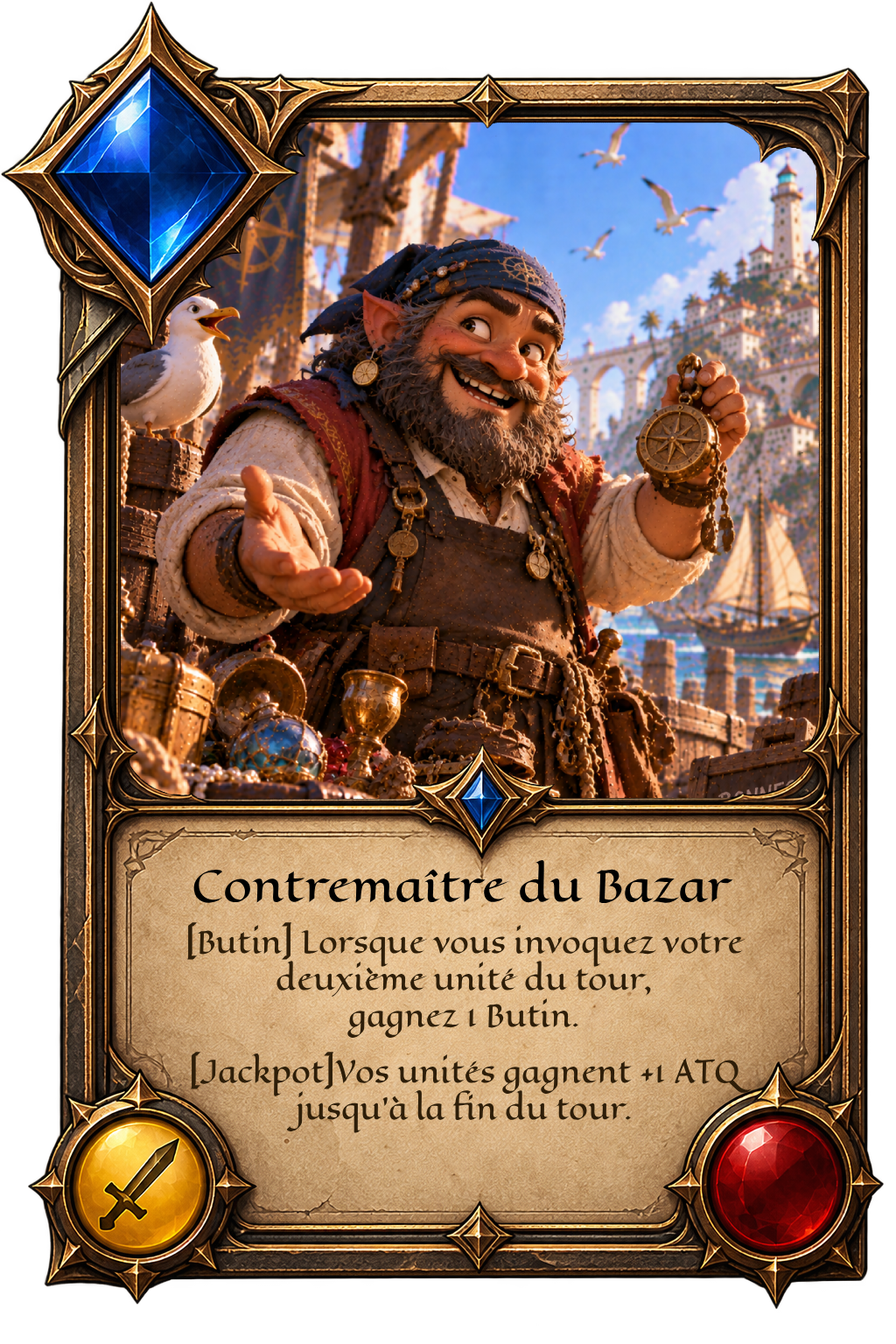 Carte Contremaître du Bazar