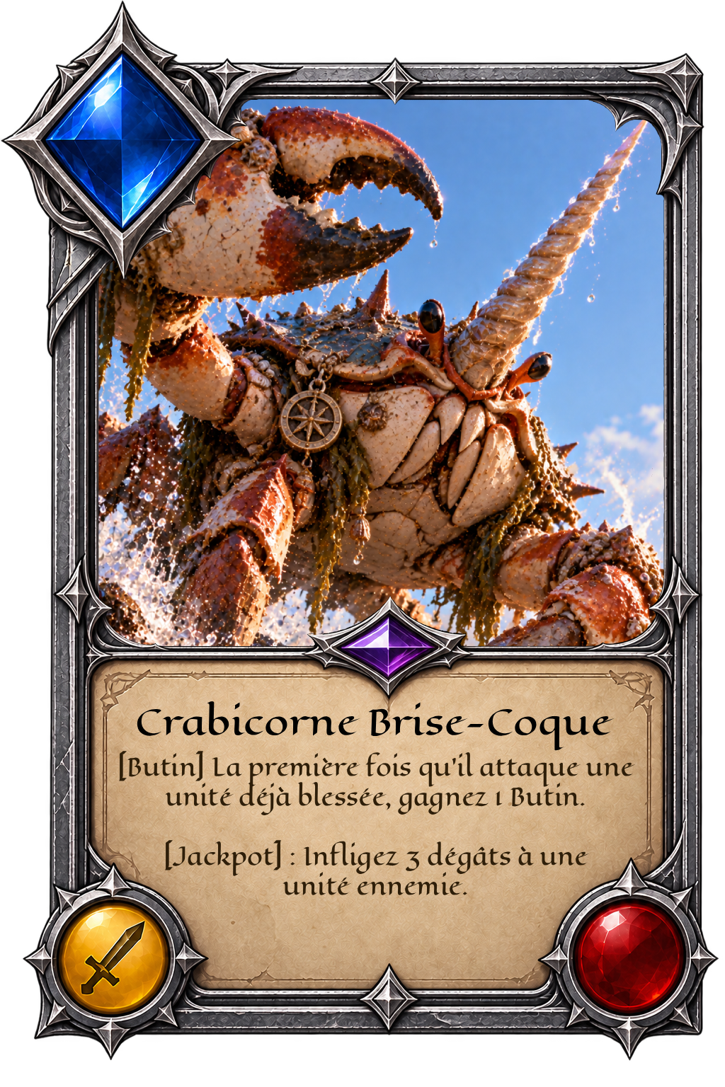 Carte Crabicorne Brise-Coque