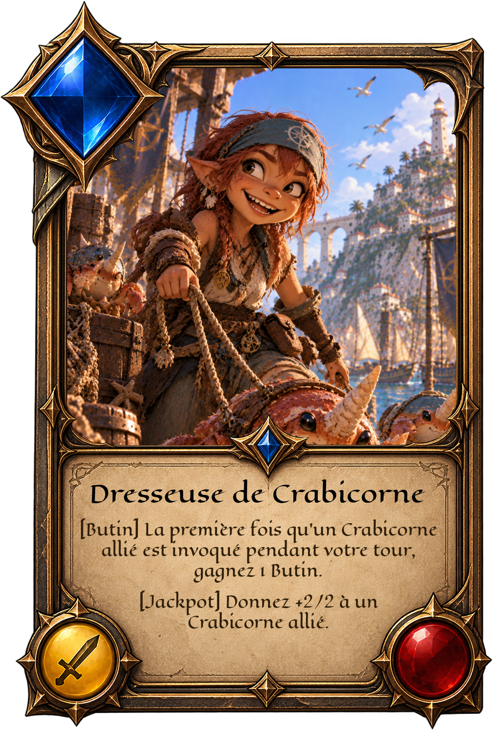Carte Dresseuse de Crabicornes