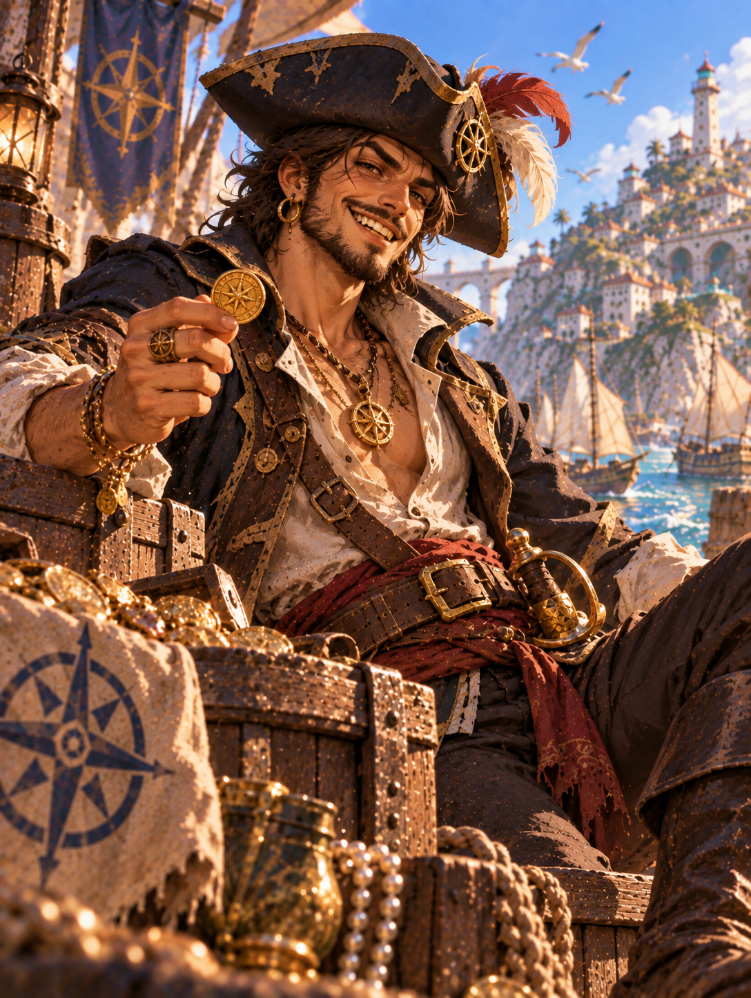 Corsaire au Sourire d'Or — carte THRONESHARD