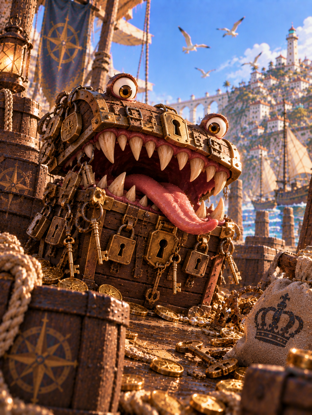 Mimic aux Cent Serrures — carte THRONESHARD