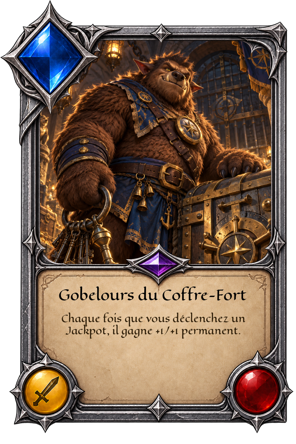 Carte Gobelours du Coffre-Fort