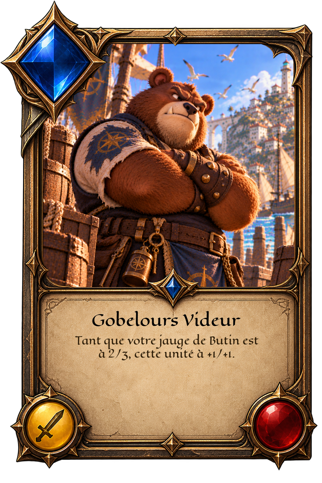 Carte Gobelours Videur