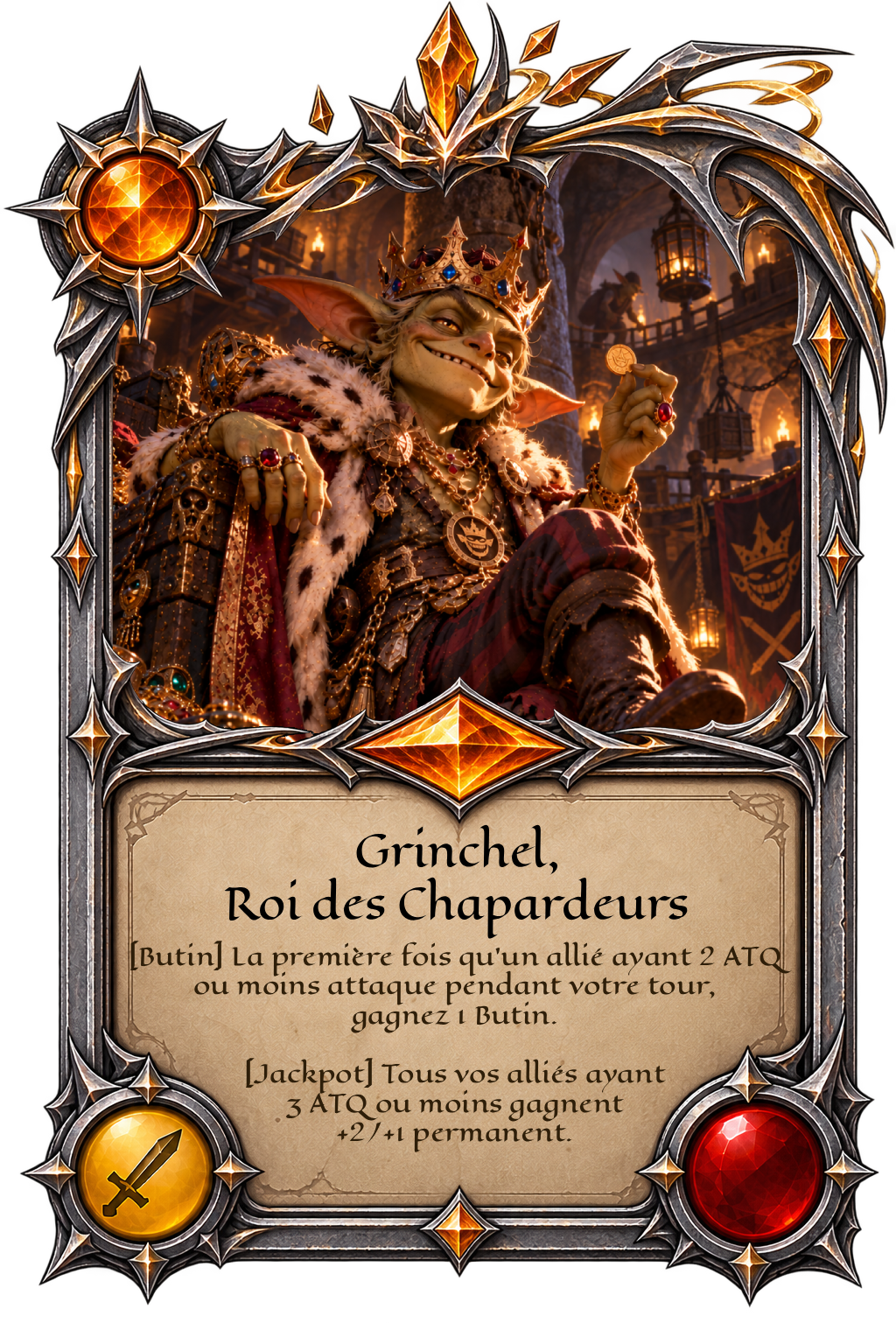Carte Grinchel, Roi des Chapardeurs