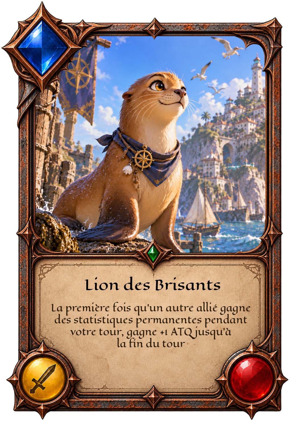 Carte Lion des Brisants