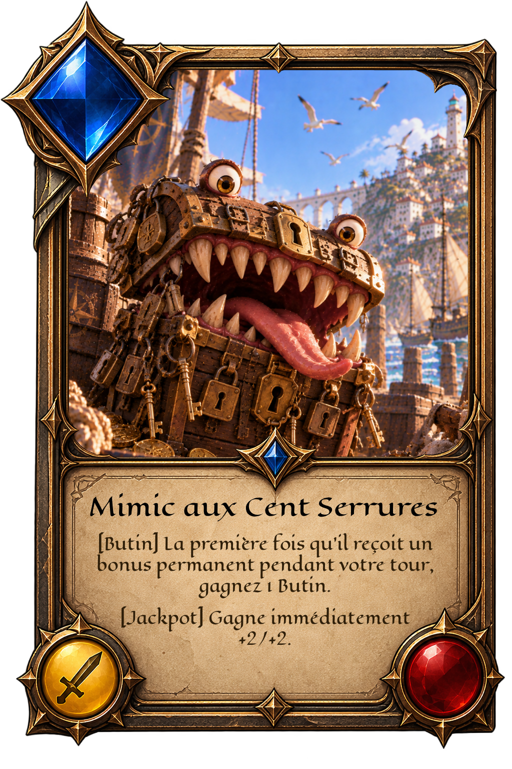 Carte Mimic aux Cent Serrures