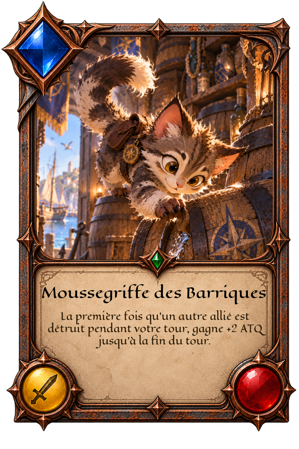 Carte Moussegriffe des Barriques