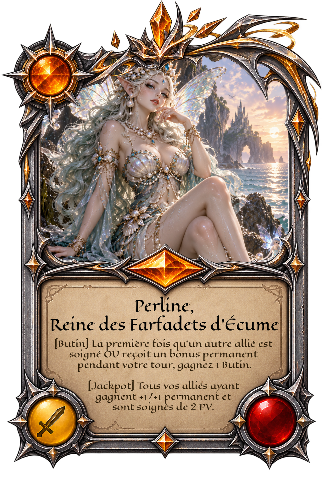 Carte Perline, Reine des Farfadets d'Écume