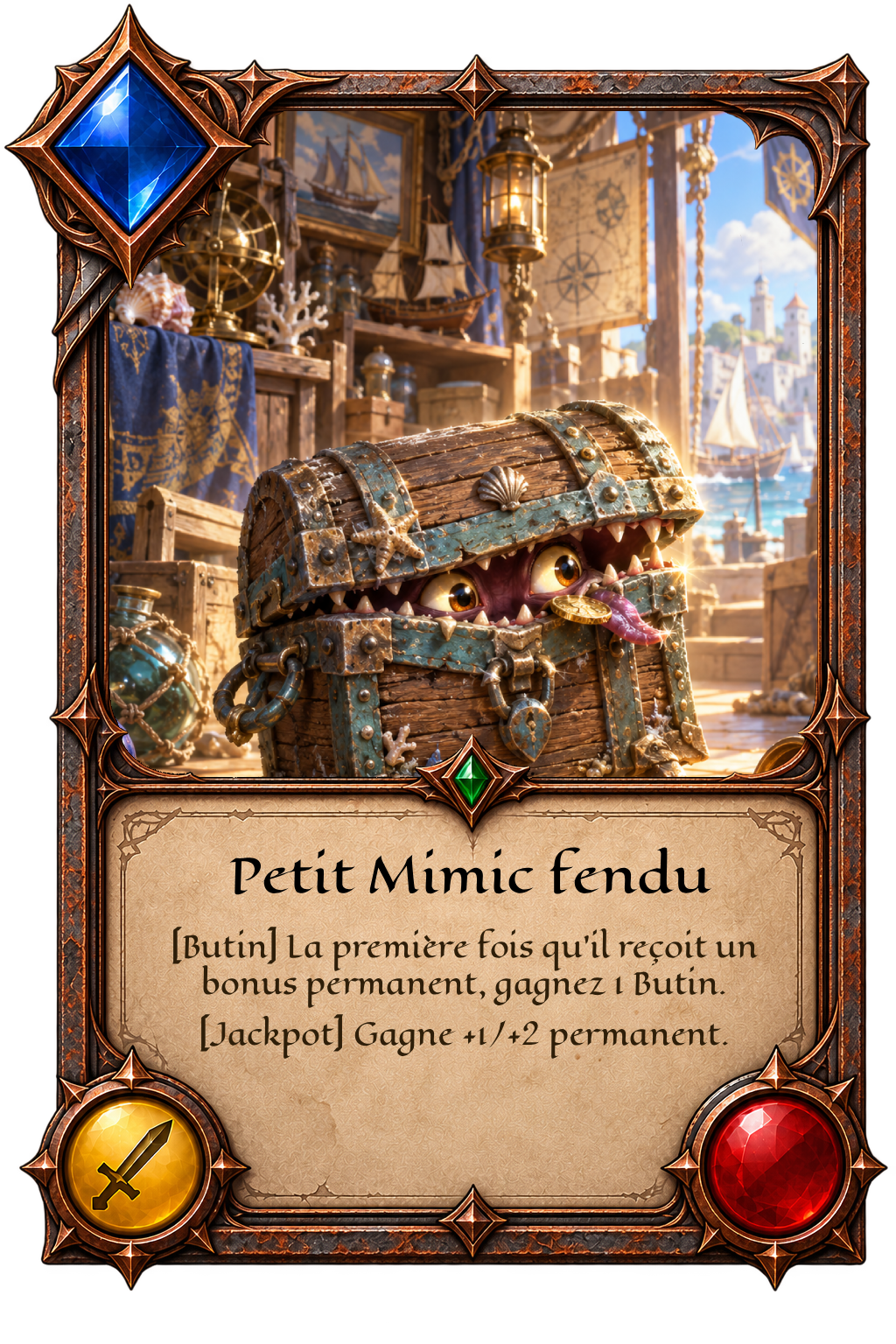 Carte Petit Mimic Fendu