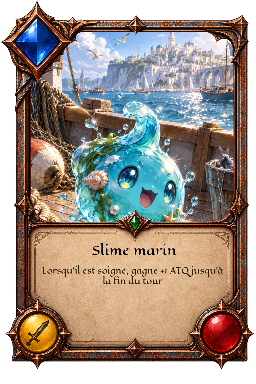 Carte Slime Marin