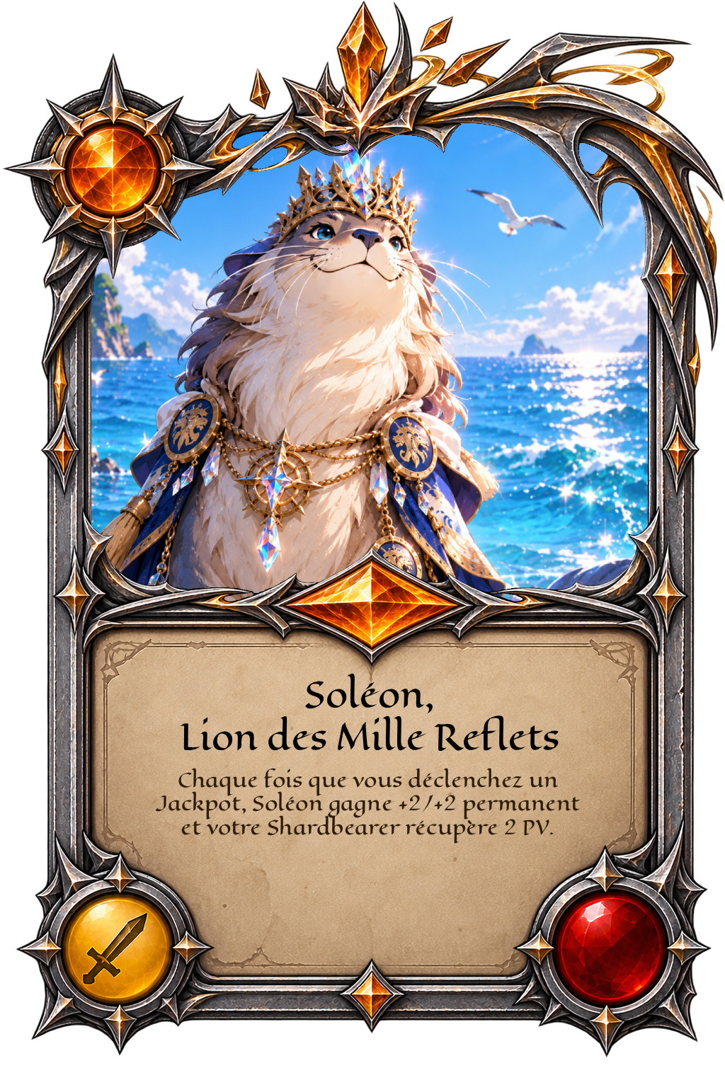 Carte Soléon, Lion des Mille Reflets