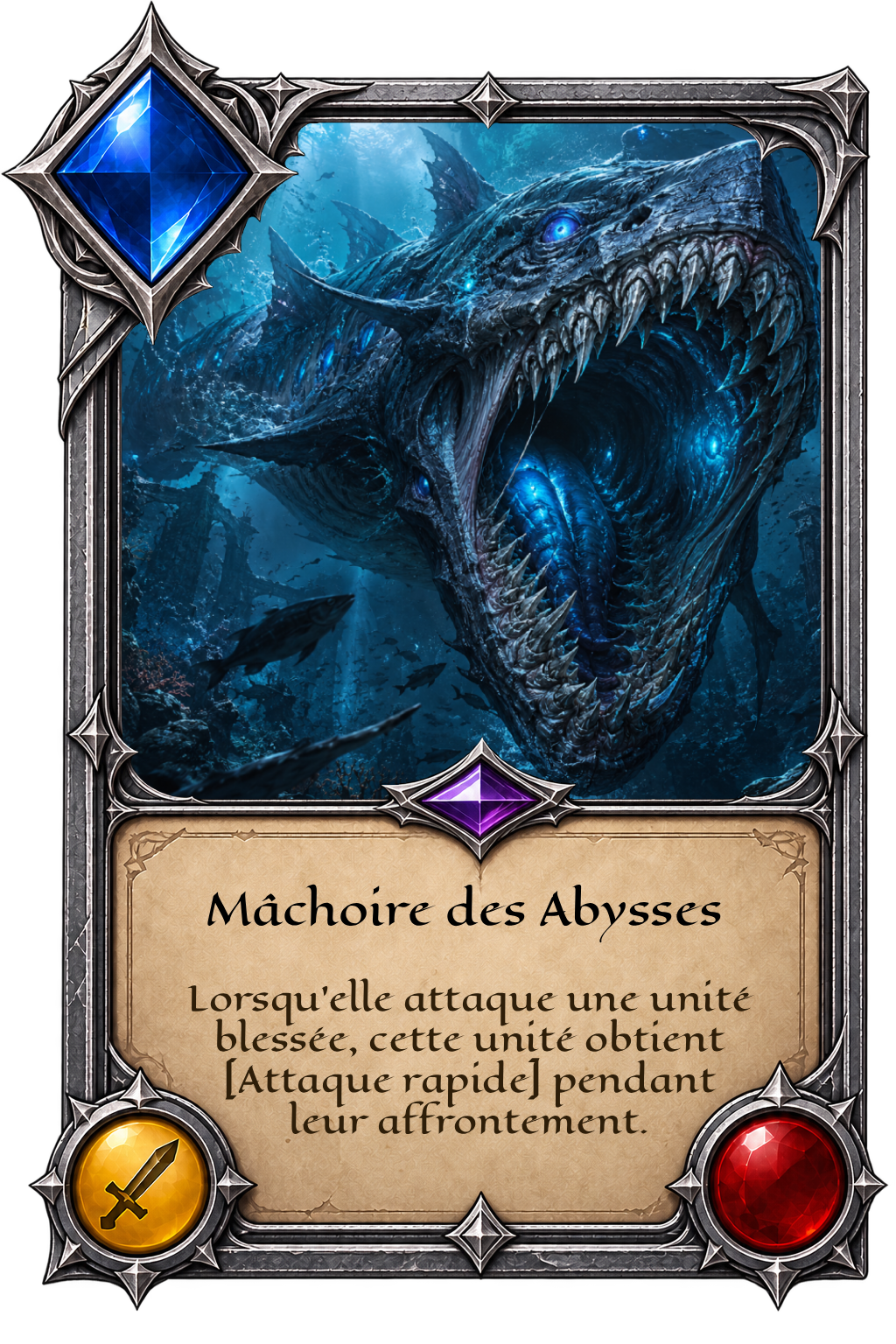 Carte Mâchoire des Abysses
