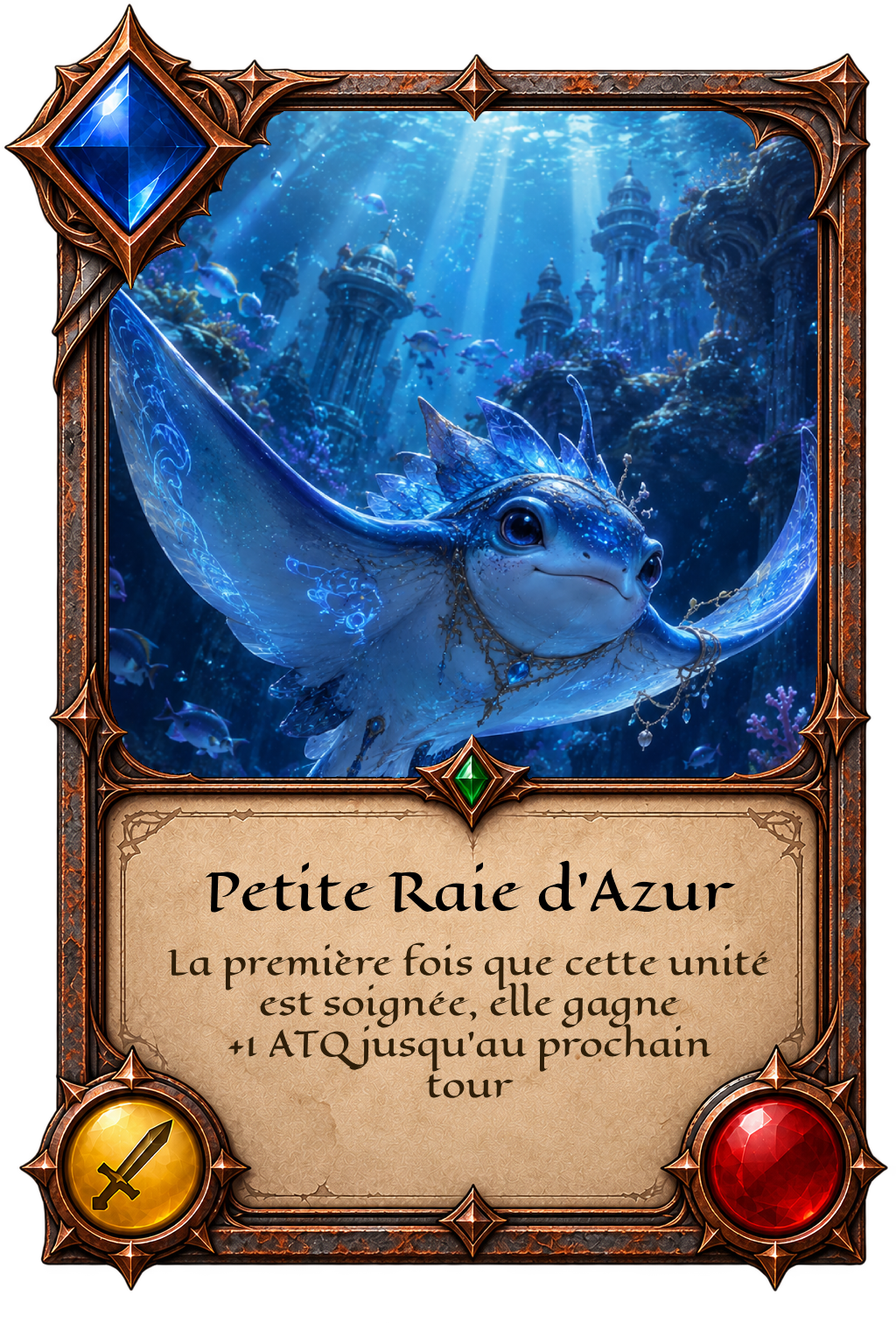 Carte Petite Raie d’Azur
