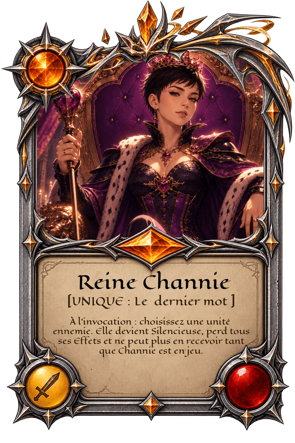 Carte Reine Channie