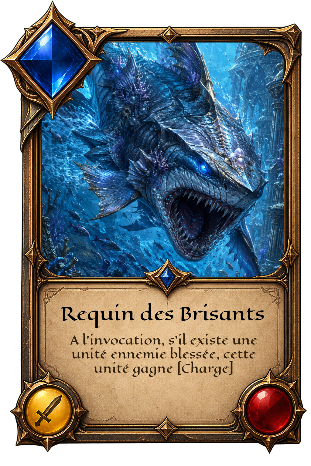 Carte Requin des Brisants