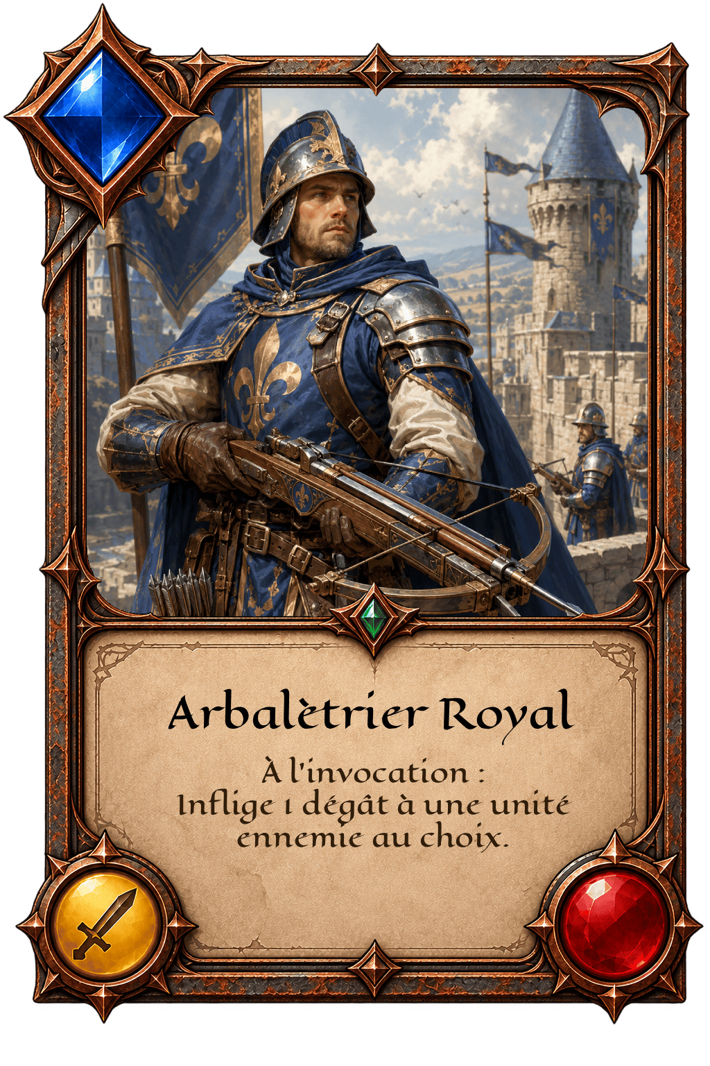 Carte Arbalétrier Royal