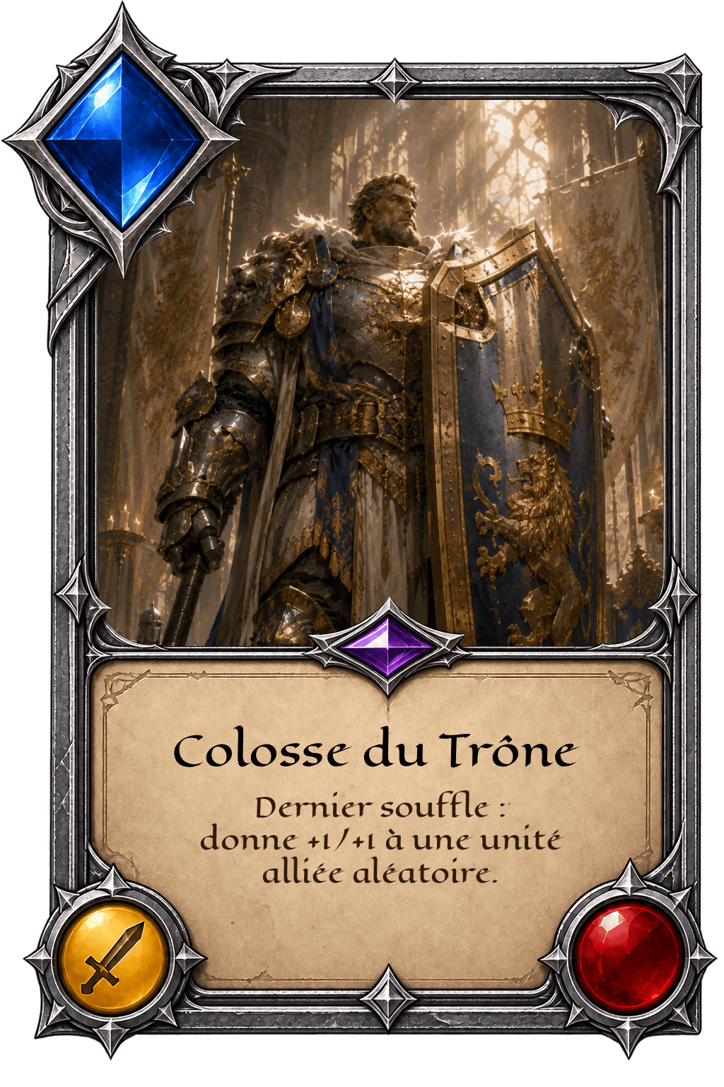 Carte Colosse du Trône