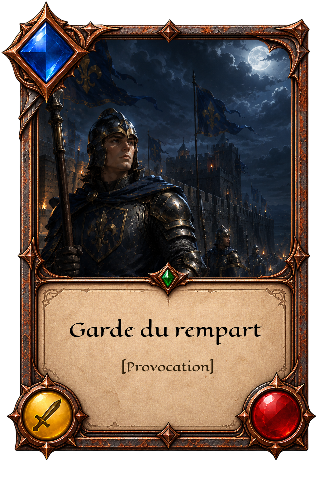 Carte Garde du Rempart