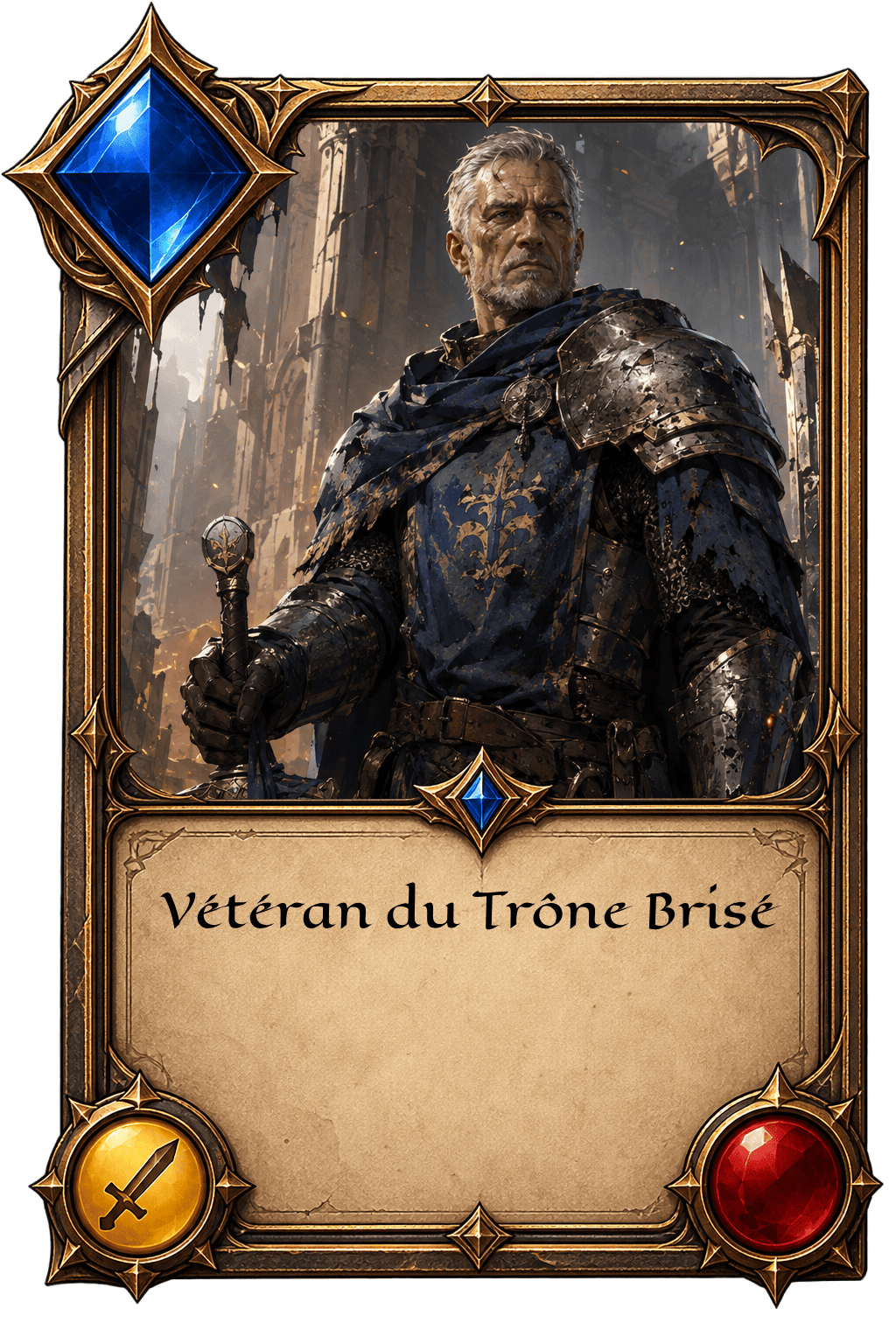 Carte Vétéran du Trône Brisé