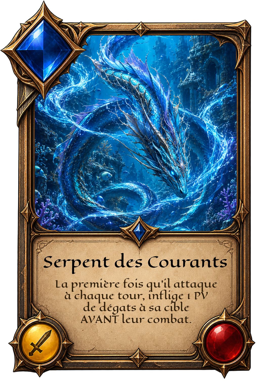 Carte Serpent des Courants