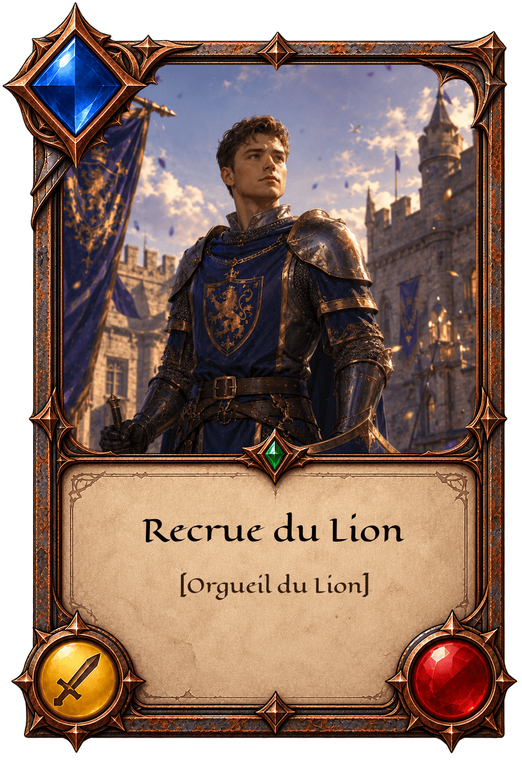 Carte Recrue du Lion
