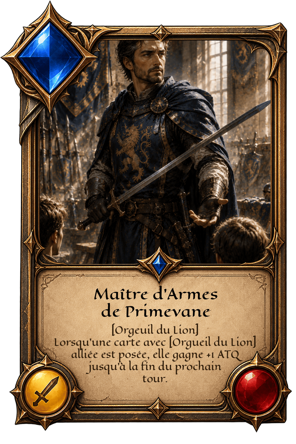 Carte Maître d’Armes de Primevane